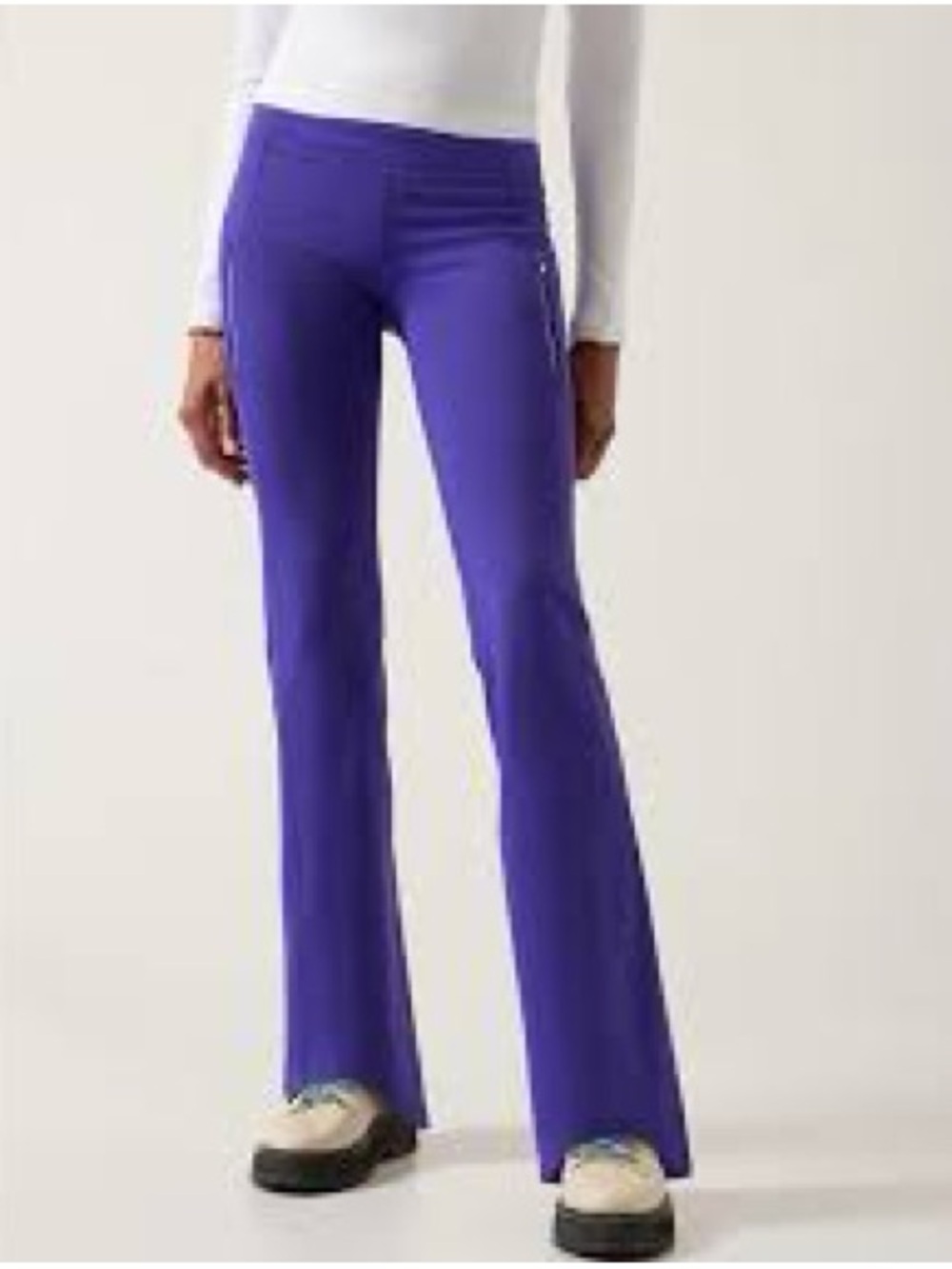 Athleta Violet Flare Yoga Pants